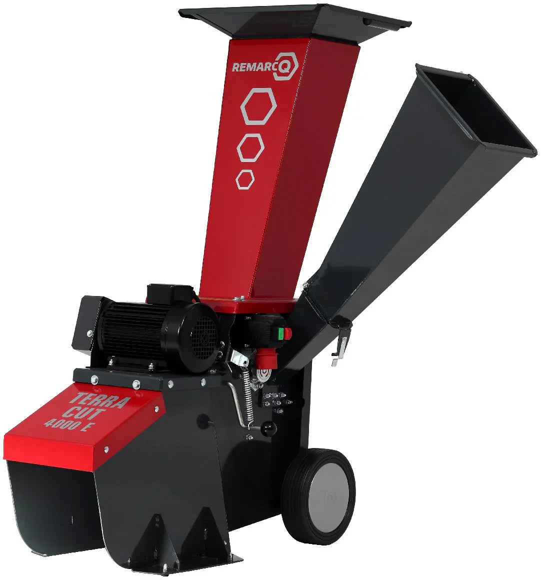 Bemerkung Gartenhäcksler Terra Cut 4000 E RQ inkl. Asttrichter rot Aktionsmodell
