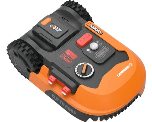 Akku-Mähroboter WORX 20V Landroid M700 Plus 18cm/700 m² mit App, IPX4 WR167E, inkl. Installationsmaterial